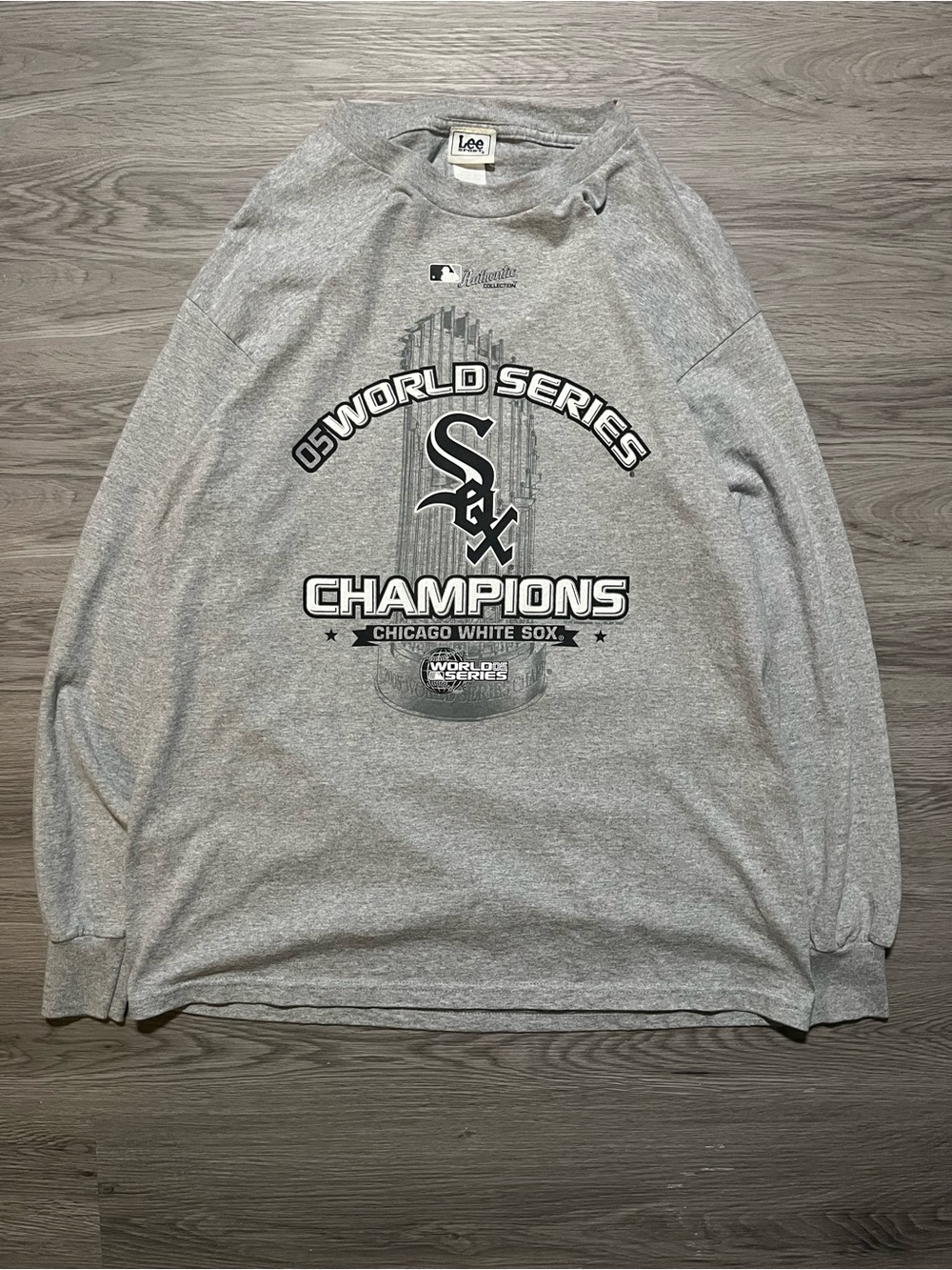 2005 vintage Chicago White Sox World Series champions long sleeve T-shirt Large